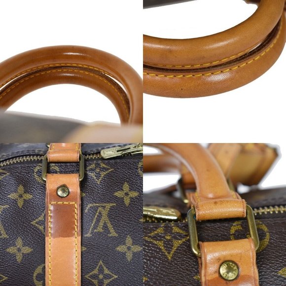 Authentic LOUIS VUITTON Keepall 50 Travel Hand Bag Monogram Leather - Picture 8 of 16